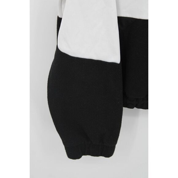 adidas women's white and black crop jacket size L - Picture 4 of 9